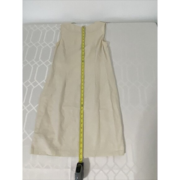 212 COLLECTION Women’s Size 6 Dress Tunic Linen Sleeveless Summer - Picture 6 of 9